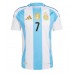 Argentinien Rodrigo De Paul #7 Heimtrikot Copa America 2024 Kurzarm